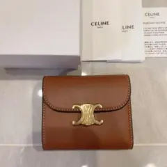 【正規品】CELINE セリーヌ　スモールウォレット　三つ折り財布【本物】