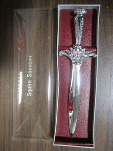 ペパーナイフ　Ｓｑｕｉｒｅ　Ｓｏｕｖｅｎｉｒ英国製