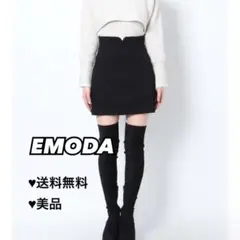 【EMODA】カーブウエストミニスカート