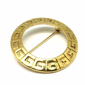 GIVENCHY ジバンシィ 【4346D】 ブローチ ゴールド Gロゴ レディース 女性 婦人 アクセサリー