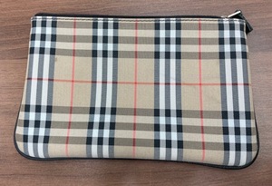 ☆大特価☆【BURBERRY/バーバリー チェック柄 ポーチ】小物入れ ロンドン ブランド レディース メンズ ファッション おしゃれ 小物 782