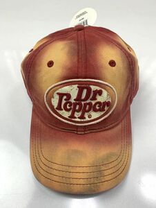 未使用　Dr Pepper フリーサイズ メンズ　　キャップ　ドクターペッパー　レッド　オレンジ