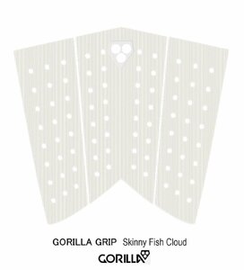 送料無料（一部除く）▲GORILLA GRIP SKINNY fish TRACTION PAD Cloud 新品