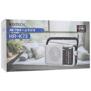 WINTECH AM/FMホームラジオ HR-K73 [管理:1100059727]