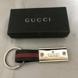 GUCCI グッチ キーホルダー キーリング レザー 