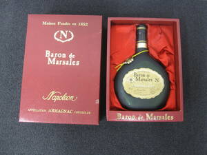 ★☆古酒 Baron de Marsales NAPOLEON ARMAGNAC　バロンド マルサレス ナポレオン アルマニャック 700ml 未開栓☆★