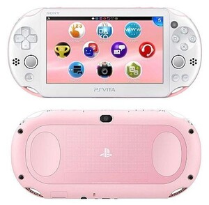 中古PSVITAハード PlayStation Vita本体 Wi-Fiモデル ライトピンク・ホワイト[PCH-2000]