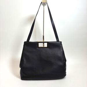 【美品】フェラガモ　Ferragamo レザー　ショルダーバッグ　2way 黒