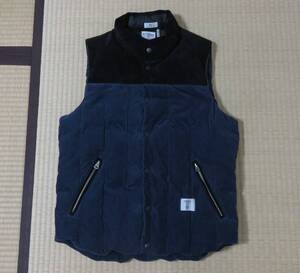 【定価約65%OFF】BEDWIN DOWN VEST FRIPP ダウンベスト