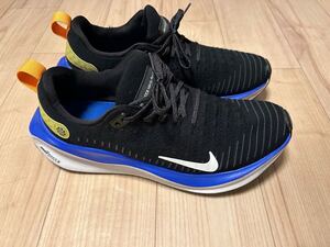 NIKE REACTX INFINITY RUN 4 ナイキ　リアクト　X インフィニティ 4 28.5cm US10.5 EUR44.5 黒　青　ブラック　ブルー　ランニングシューズ