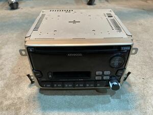 スバル フォレスター SF5 オーディオ CD カセット 動作確認済 KENWOOD 平成12年 ☆