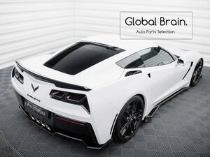 シボレー コルベット C7 リア ルーフ スポイラー / ルーフ バイザー ウイング トリム エクステンション カバー