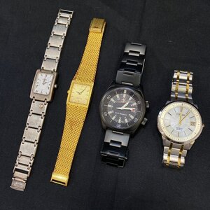 【5HS多01002F】★1円スタート★LIMINOX★CITIZEN★WALTHAM★TECHNOS★腕時計★不動★ジャンク★メンズ★クオーツ★おまとめ★4点★現状品