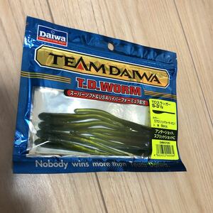 【未開封】【レア】チームダイワ TEAMDAIWA TD スラッガー　バス釣り ワーム 管理番号999