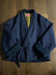 KENZO by NIGO 22AW KIMONO COAT M ネイビー キモノコート ブルゾン ジャケット 