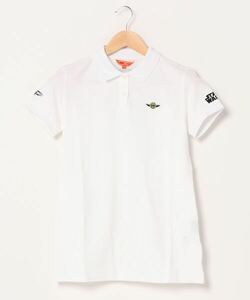 「BEAMS GOLF」 半袖ポロシャツ M ホワイト レディース