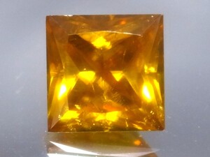 2.37ct 新品・虹色スペクトル光の煌き・超希少石・合成ルチル（チタニア）