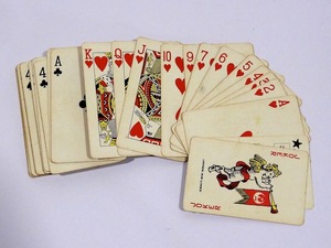 184・日本航空　機内トランプ　JAL　PLAYING CARDS 鶴のロゴの1980年代