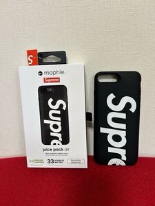 supreme×mophie juice pack air 充電ケース　iPhone 7 Plus iPhone 8 Plus用　シュプリーム×モーフィースマホケース