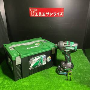 ■HiKOKI(ハイコーキ) 36V 充電式インパクトレンチ 四角ドライブ12.7mm 蓄電池・充電器・ケース付 WR36DE(2XPSZ)■　未使用品