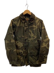 Barbour◆SLIM-FIT BEDALE/ジャケット/S/コットン/KHK/カモフラ/SOPH-140017