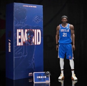 ☆新品　1/6　ジョエル・エンビード　アクションフィギュア　100体限定生産　NBA　シクサーズ　バスケ　AOMTOYS エンターベイ等に 未使用