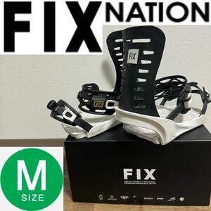 FIX BINDING NATION フィックス ネーション バインディング ビンディング スノーボード スノボ Mサイズ メンズ グラトリ M パーク ジブ