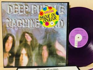 【即決送無】 ステッカー貼！ 美品 希少カラー仏盤 Deep Purple 名盤名曲揃！ MACHINE HEAD 盤・ジャケ・インサート：全て綺麗！