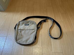 Supreme Shoulder Bag Tan 18SS シュプリーム ショルダー バッグ ショルダーバッグ バック かばん タン ベージュ 中古 ②