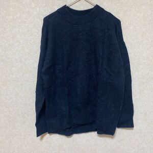 H&M ラメニット ネイビー S エイチアンドエム 紺色 セーター FOREVER21 フォーエバー21 F21 ZARA ザラ TOPSHOP OLDNAVY bershka