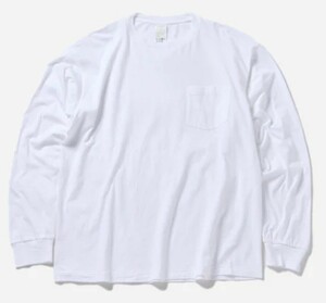 24SS 即売　COMOLI コモリサープラス 長袖Tシャツ 　Z01-05016　ホワイト　定価、1万7600円　size.4 