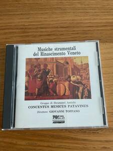 BONGIOVANNI - INSTRUMENTAL MUSIC FROM THE VENETIAN RENAISSANCE 