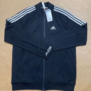 新品 定価17600円【メンズ2XL,3L】アディダス ゴルフ adidas 長袖ライニングフルジップセーター スリーストライプス 防風 ゴルフ アウター