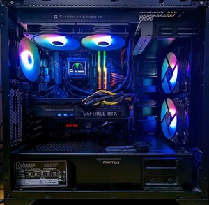 自作ゲーミングPC 高性能モデル！ Ryzen7 5700X3D+RTX3070 メモリ32GB M.2SSD1TB 光学ドライブ搭載 Wifi付属 Win11Home認証済 ジャンク扱い