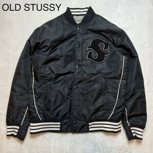 美品 OLD STUSSY ナイロンジャケット スタジャン ワッペン