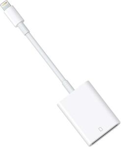 74 iPhone SDカードリーダー, Lightning to SD Card Camera Reader for iPhone/i-Pad 写真/ビデオ高速転送 メモリカードリーダー