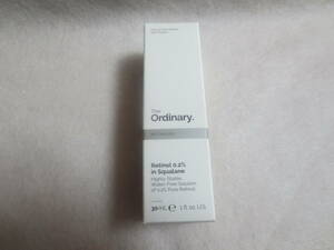 新品 The Ordinary ジオーディナリー ジ・オーディナリー レチノール 0.2% スクワラン 美容液 30ml