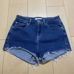 GUESS デニムショートパンツ ダークブルー