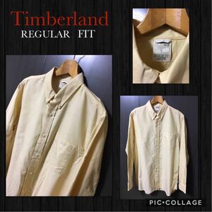 ■Timberland ティンバーランド 長袖シャツ BD オックスフォード レギュラーフィット やや厚手 メンズM XLぐらい スリランカ製 超美品