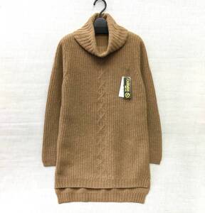 【新品￥39900】婦人 高級カシミヤ100％ セーター M-L サイズ 送料無料 レディース ピュアカシミヤ オフタートルネック ローゲージ