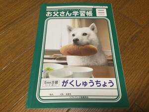 お父さん学習帳 5mm方眼 ソフトバンク ショウワノート 非売品 2013年 学用3号 179×252mm 百科2枚＋30枚