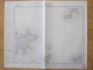 2.5万分の1地形図 無垢島(大分県) 昭和22年資料修正版