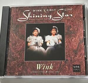 音楽CD☆WINK　ウインク☆ファースト・ライヴ~シャイニング・スター ライブ音源　愛が止まらない　寂しい熱帯魚