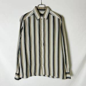 00s ルーマニア製 正規品 A.P.C. アーペーセー ボックスシルエット ストライプ 長袖シャツ 2