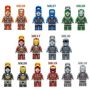 即納　8体セット アイアンマン マーベル アベンジャーズ　ブロック ミニフィグ レゴ LEGO 互換 ミニフィギュア　ej