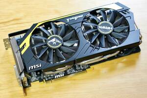 高性能 msi R9 270X HAWK GDDR5 2GB 4K・Metal対応 クロック1100MHz/EFI boot機能可能 2008-2012MacPro 最新macOS Sonoma14.5まで対応