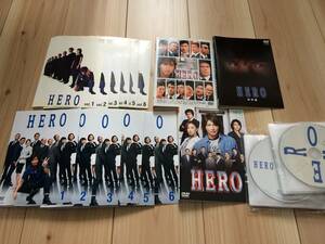 HERO 2001年版 全6巻 + 2014年版 全6巻 + 特別編 + 劇場版 2巻 　DVD　レンタル落ち　トールケース無し　 木村拓哉　松たか子　 北川景子　