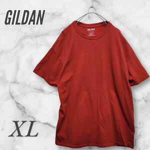 GILDAN ギルダン Tシャツ/カットソー 半袖 無地 赤 XL コットン 　2427