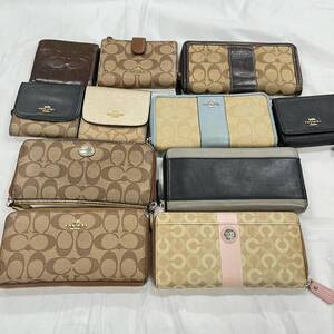 G1712★未検品・状態様々　財布　ウォレットコーチ COACH まとめ商品