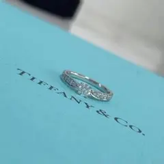 Tiffany & Co. ティファニー Pt950 ダイヤ ハーモニーリング